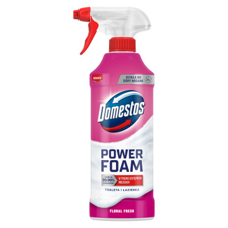 Domestos Power Foam dociera do najtrudniej dostępnych miejsc Domestos