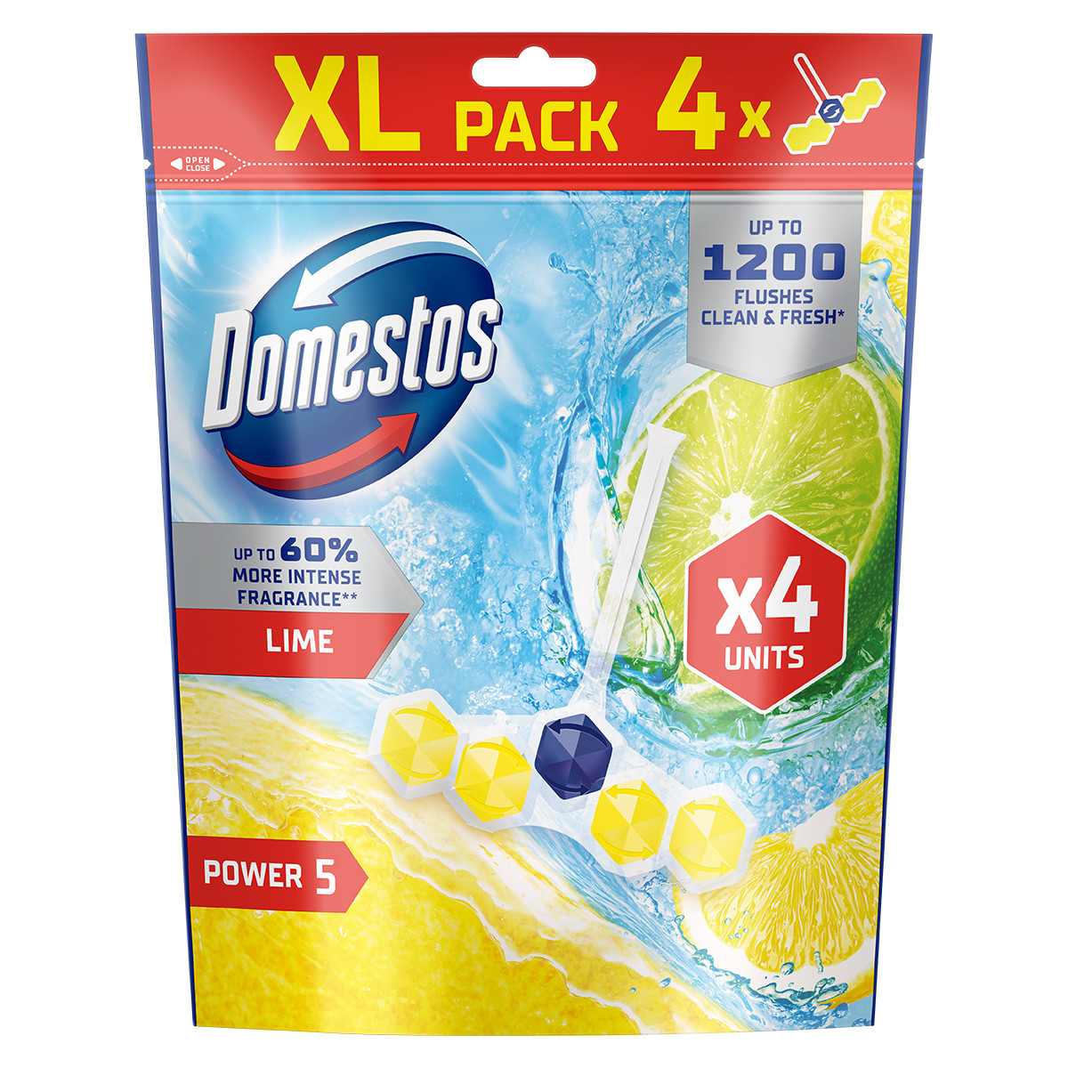 Domestos Power 5 lime x4