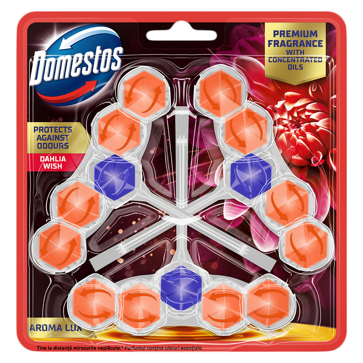 Domestos Aroma Lux Dahlia x3