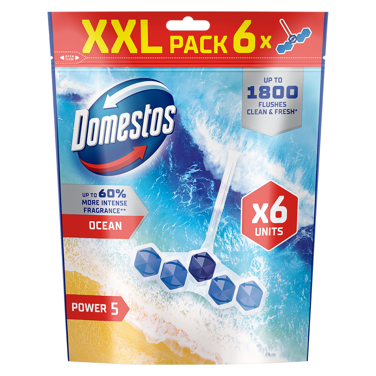 Domestos power 5 ocean x6