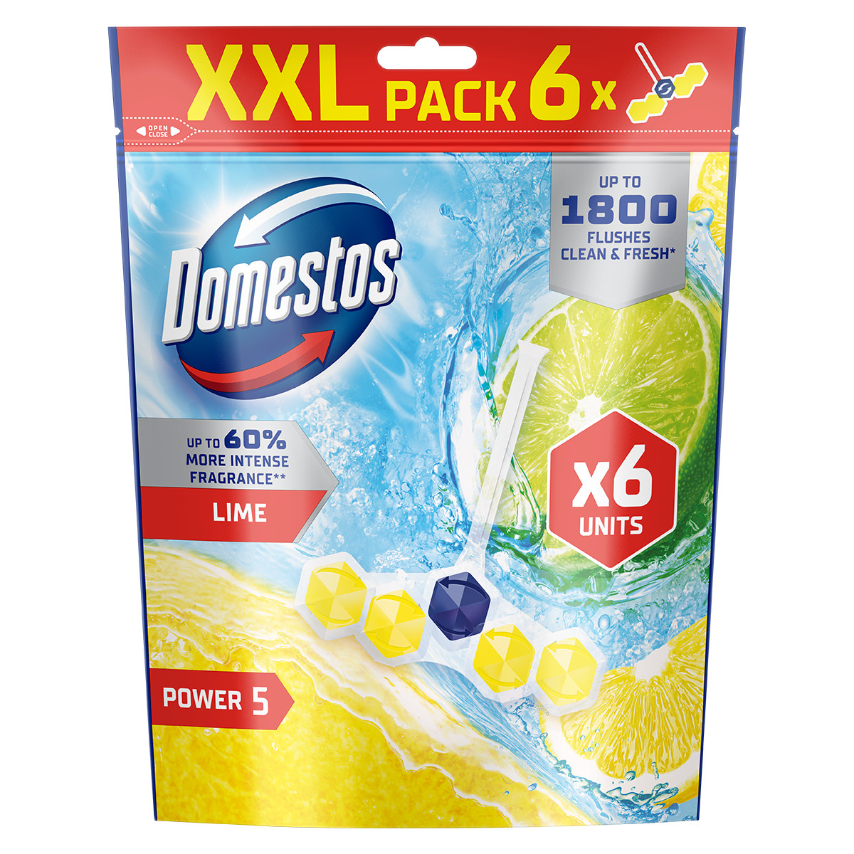 Domestos Power 5 lime x6