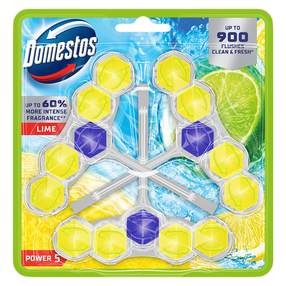 Domestos Power 5 lime x3