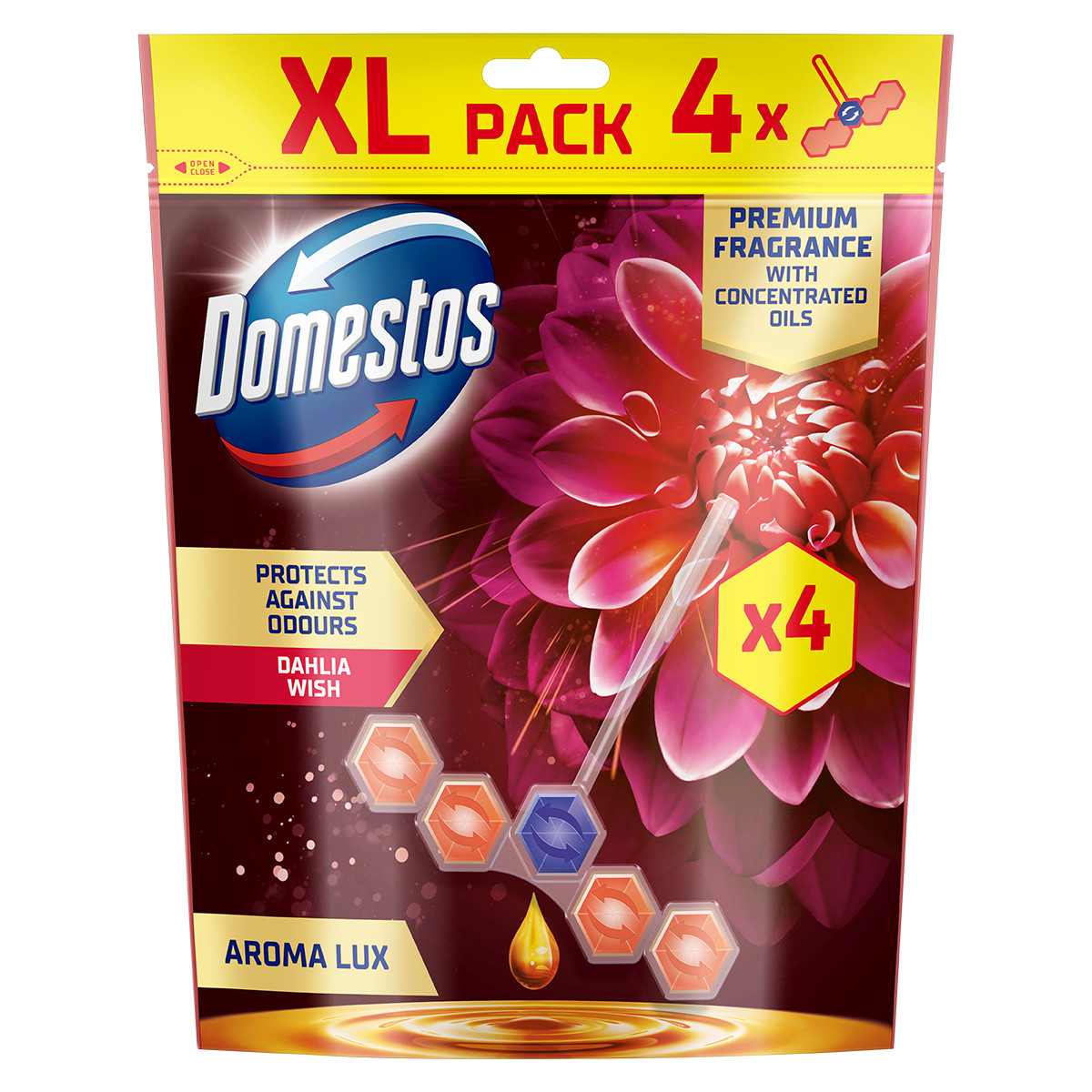 Domestos Aroma Lux dahlia x4