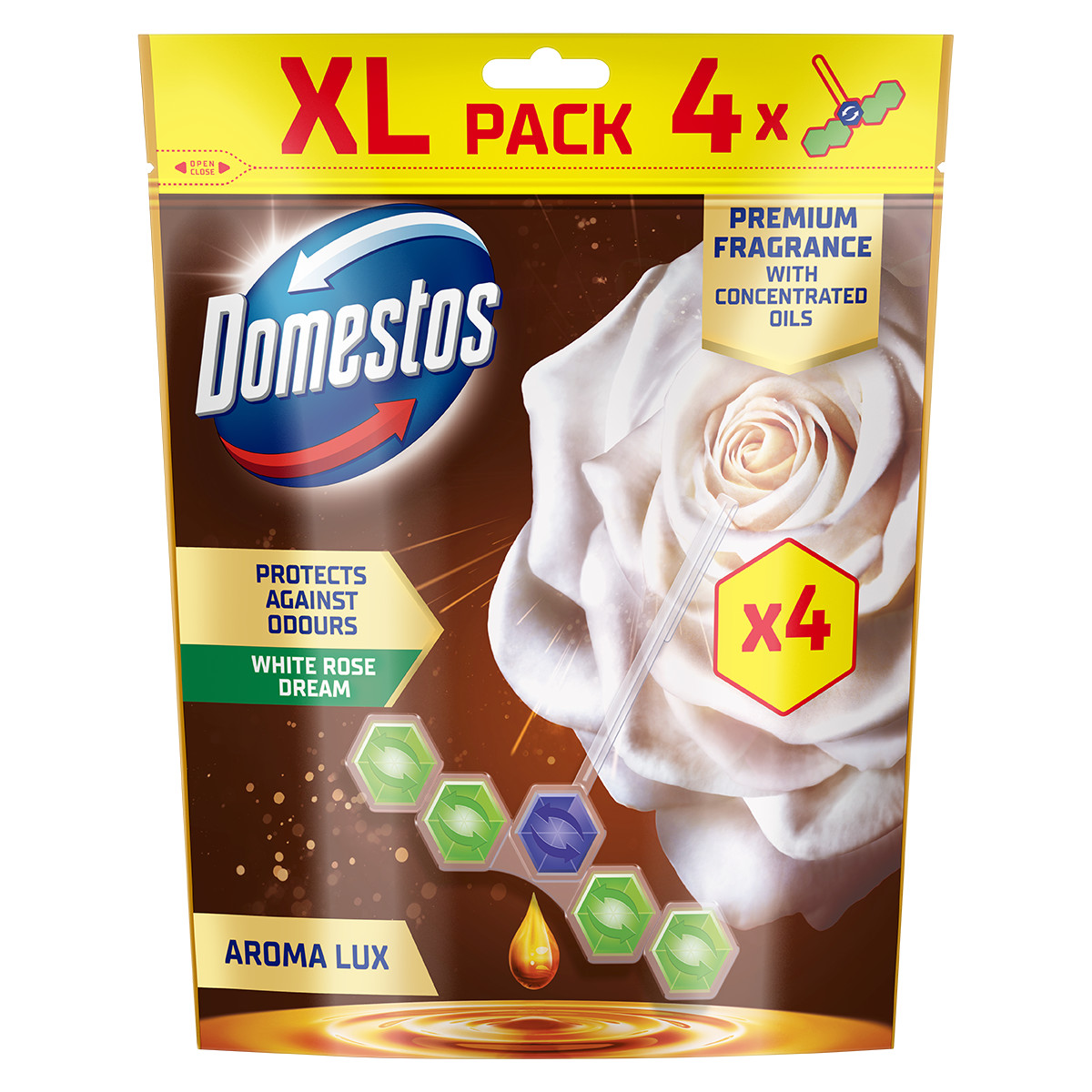 Domestos Aroma Lux Rose x4