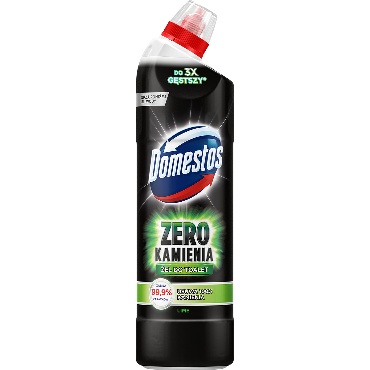 Poznaj Domestos Zero Kamienia LIme i pozbądź się 99,9% bakterii i 100% kamienia w toalecie